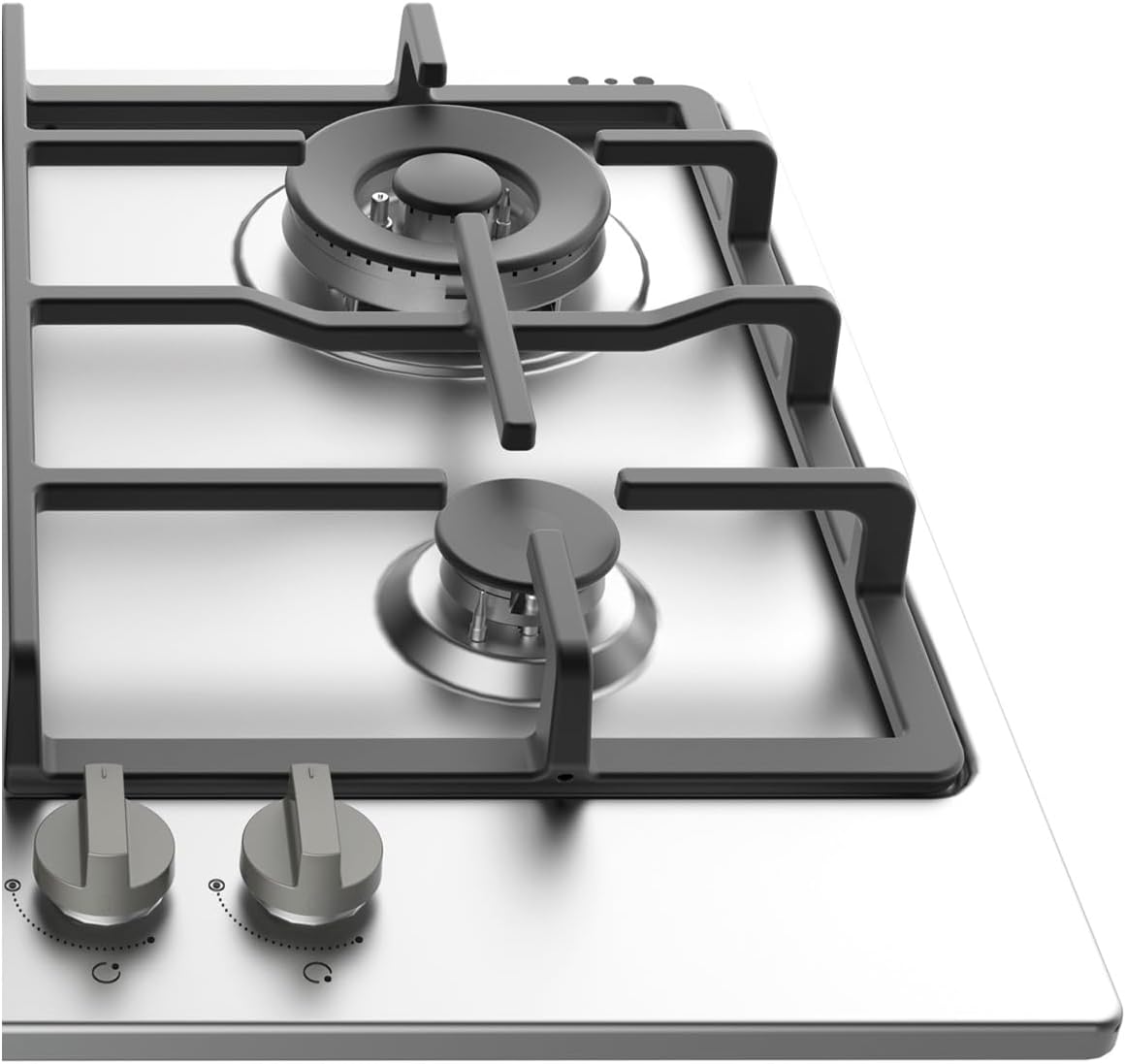 Indesit Built in Hob, 60Cm, Cast Iron, Full Safety, Stainless Steel