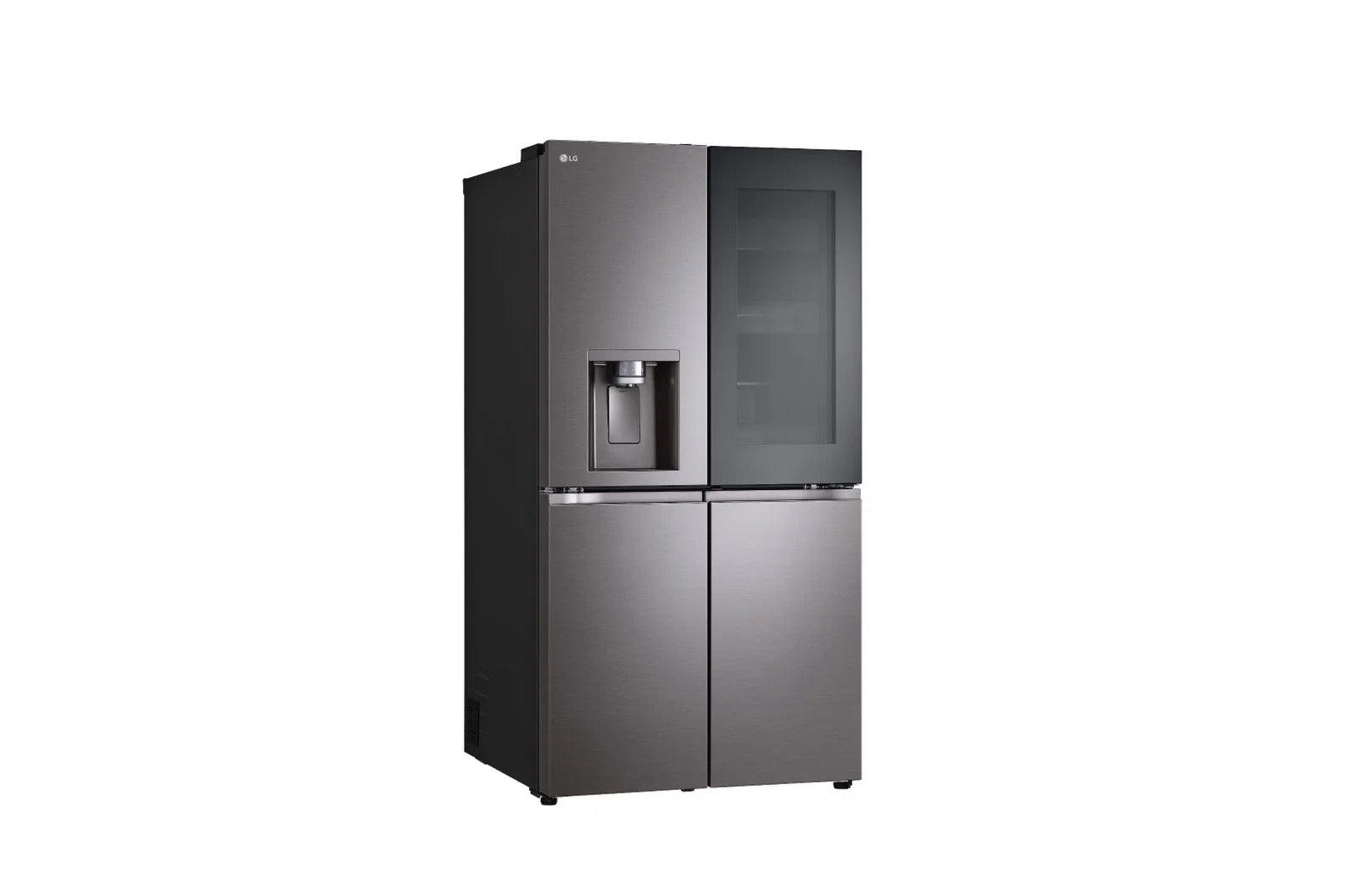 LG Bottom Freezer Refrigerator A+, 4D Ref, 889Lit, Ice & Water, Black Stainless