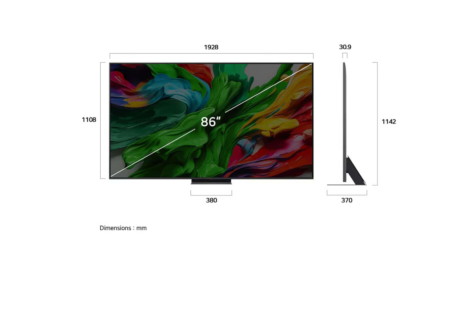 LG QNED Evo Mini LED 86Inch, Smart & 4K, AI Assistant, Dynamic QNED Color, Magic Remote