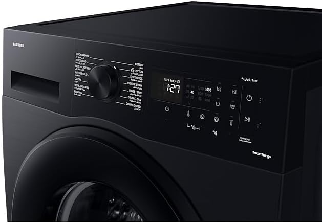 Samsung Front Loading Washer Smart Things A+++, 9KG, 1400RPM, 14Programs, Black