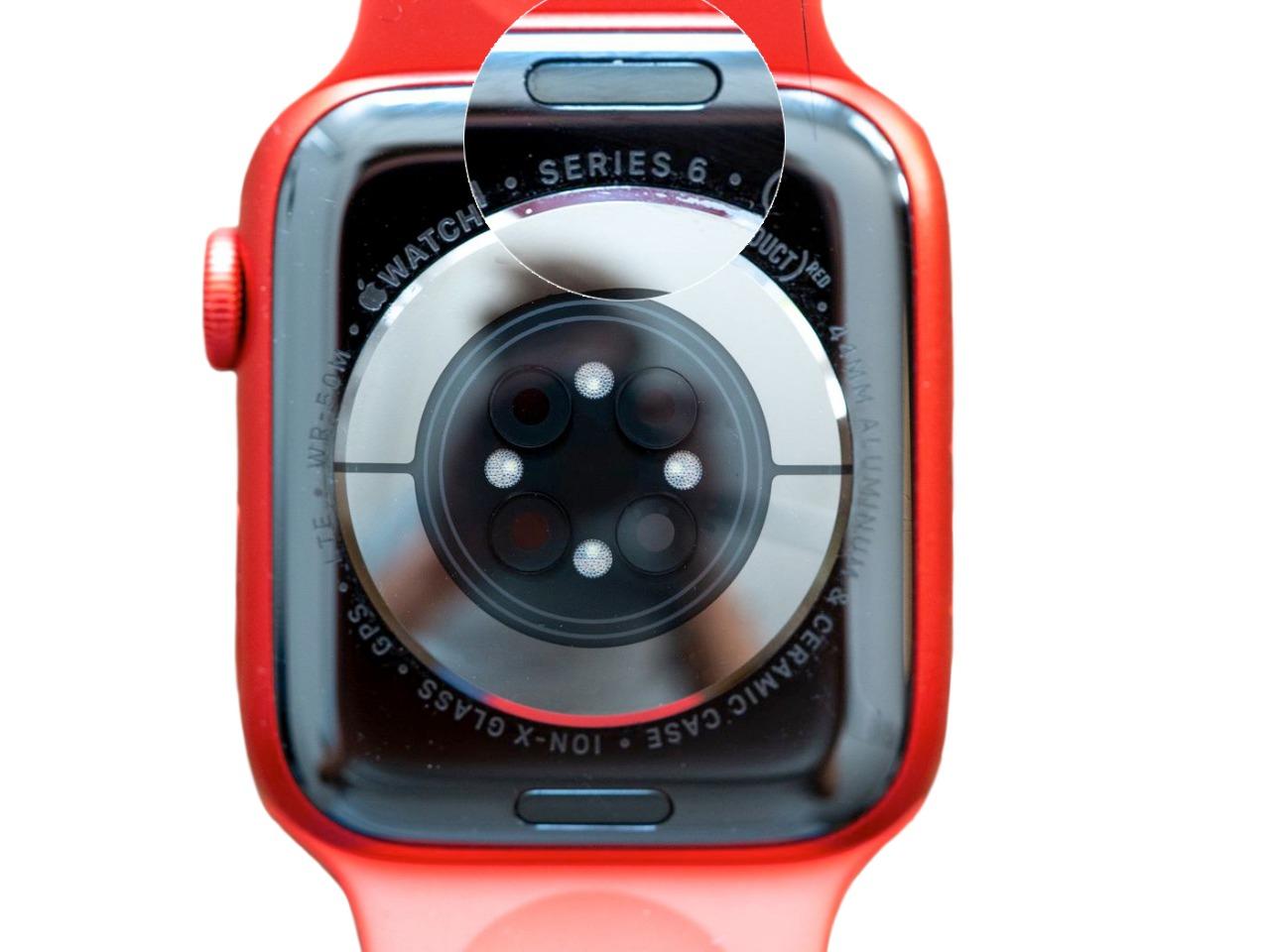 Apple watch Series 6 GPS 44Mm, Product Red, Apple Replacement
