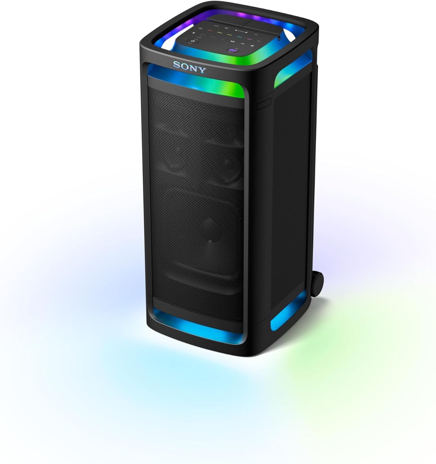 Sony Ult Tower 9AC Party Speaker, 60° Party Sound Carries, Bluetooth, Optical, Black
