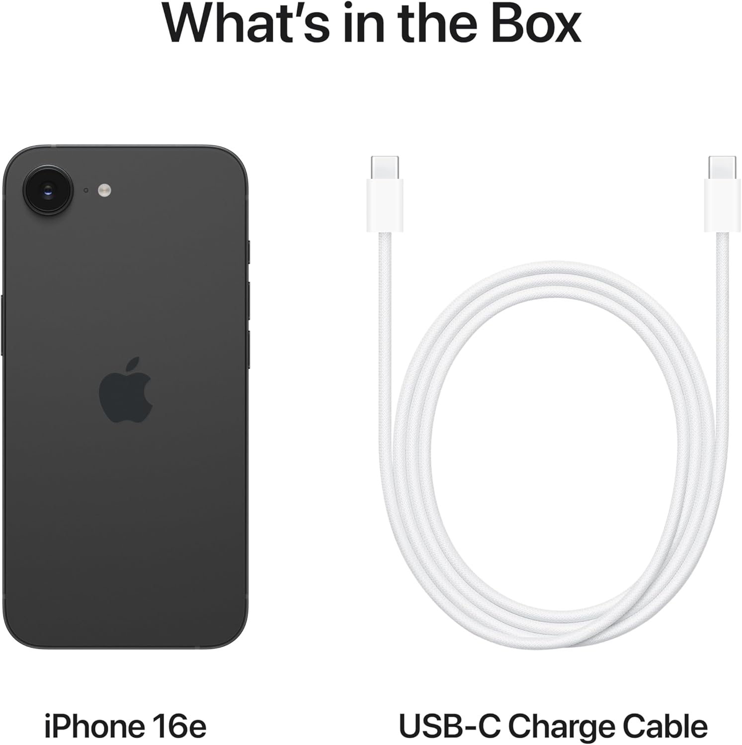 iPhone 16e, 128GB, Black