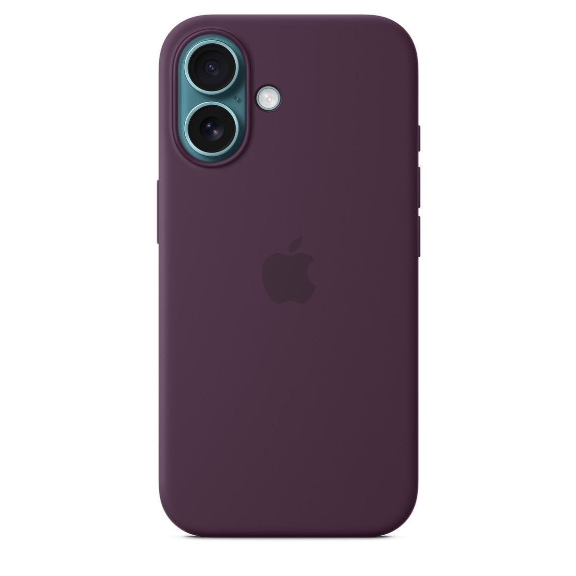 iPhone 16 Silicone Case with Mag Safe, Plum