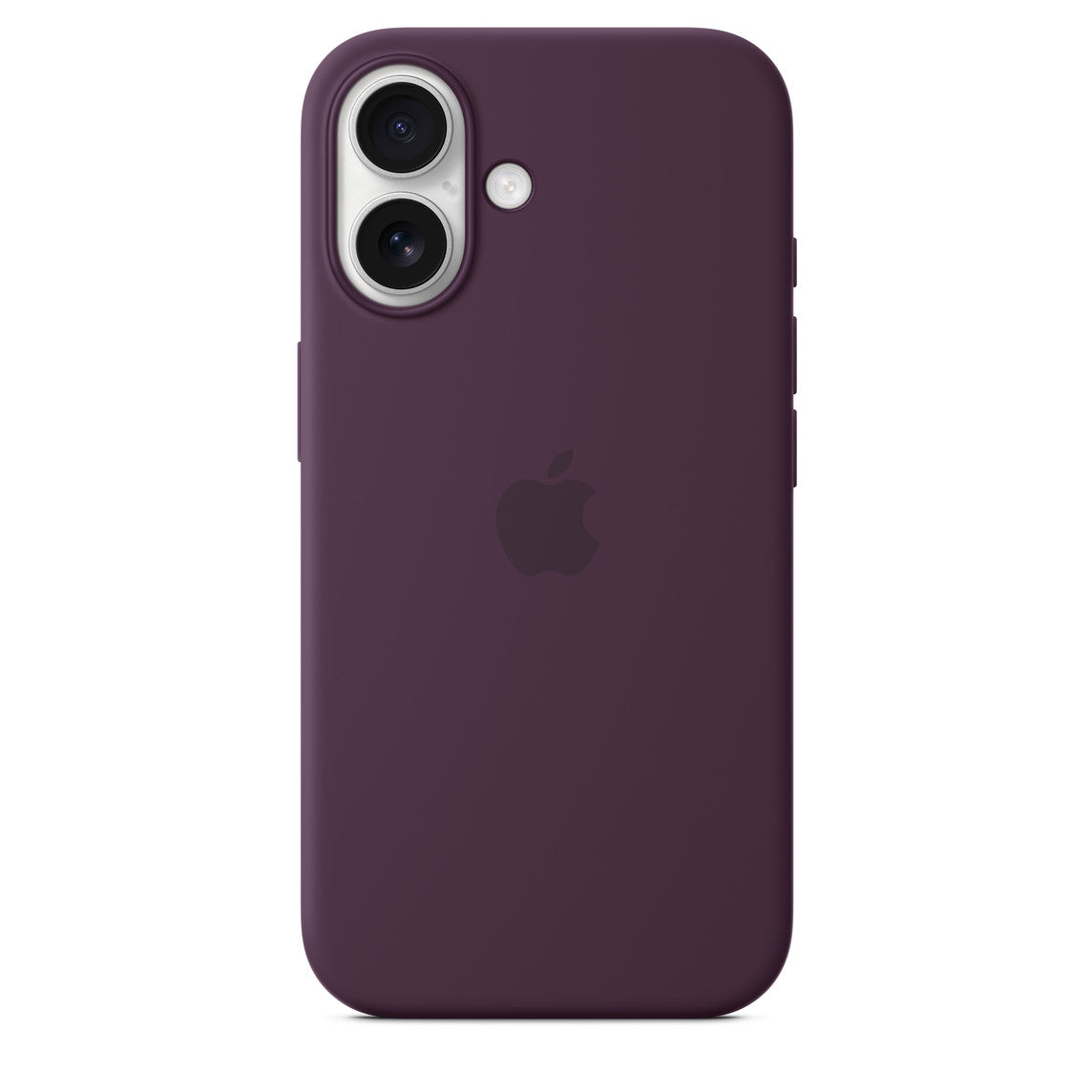 iPhone 16 Silicone Case with Mag Safe, Plum