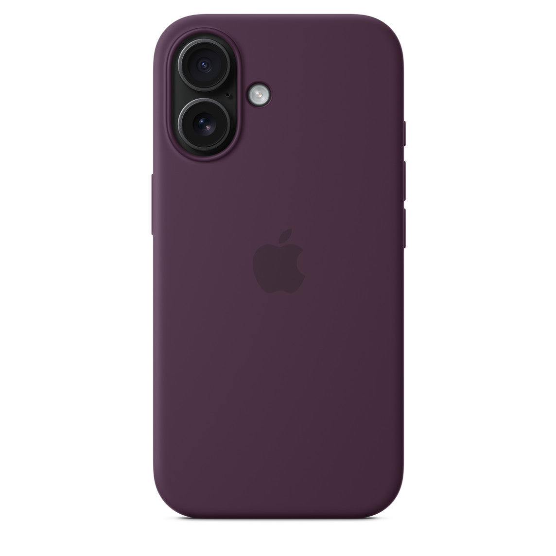 iPhone 16 Silicone Case with Mag Safe, Plum