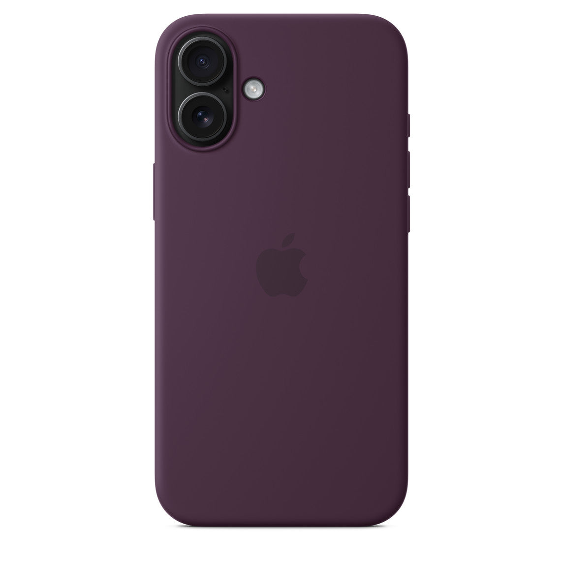 iPhone 16 Plus Silicone Case with Mag Safe, Plum