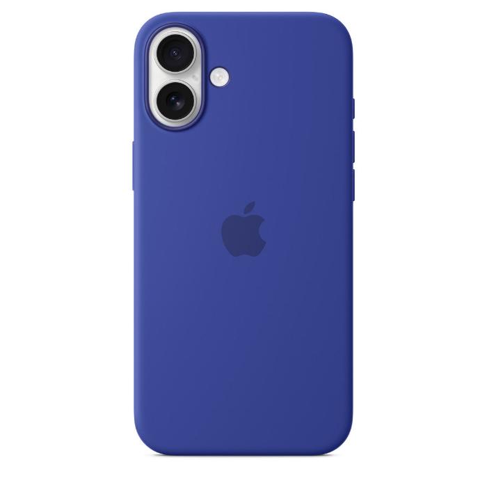 Apple iPhone 16 Plus Silicone Case with Mag Safe, Ultramarine