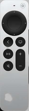 جهاز التحكم ابل تي في Remote، لون رمادي