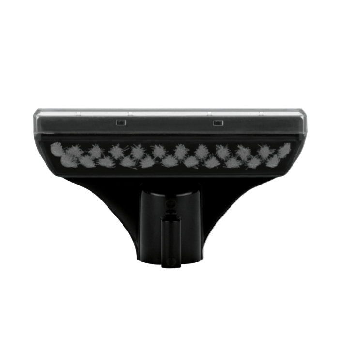 Black squeegee on a white background