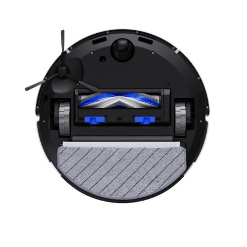 Ecovacs Robot Vacuum,180Ml Water Tank, 8000Pa, Black