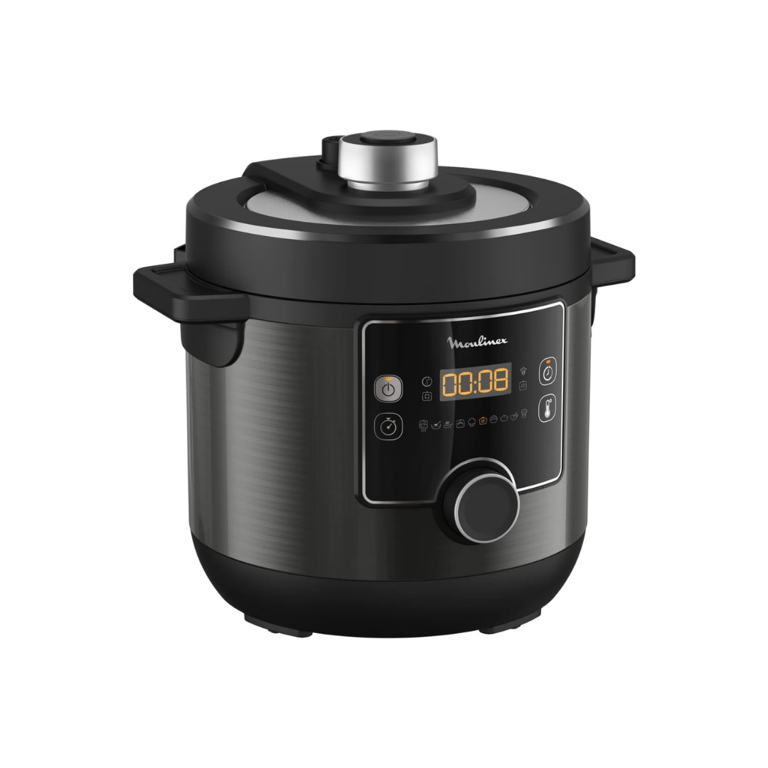 Moulinex Pressure Cooker, 7.6Lit, 1200Watts, Black