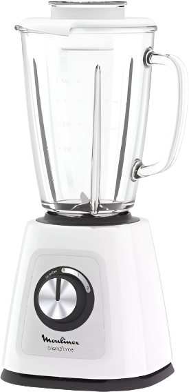 Moulinex Blender, 1.7Lit, 800Watts, White