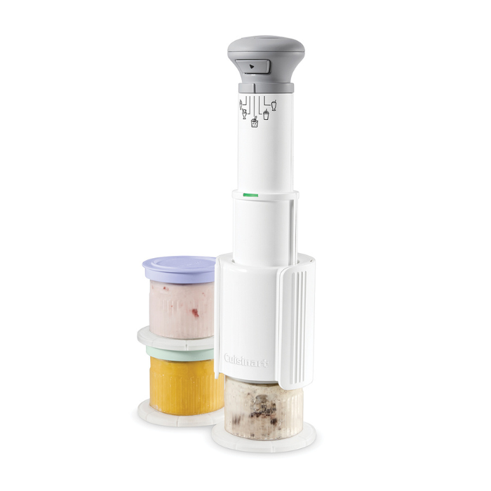 Cuisinart Freeze Wand Ice Cream Maker, 5Presets 5Minutes, White