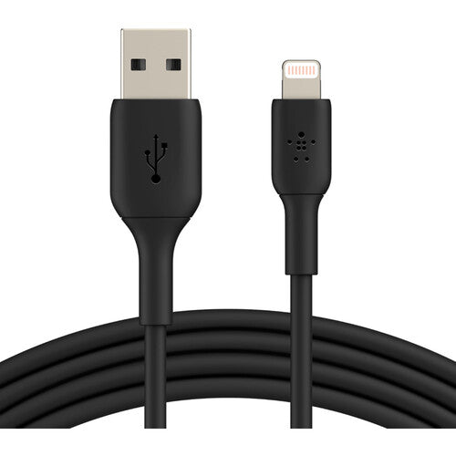 Belkin Boost Charge USB-A to Lightning Cable, 1M, Black (2-Pack)
