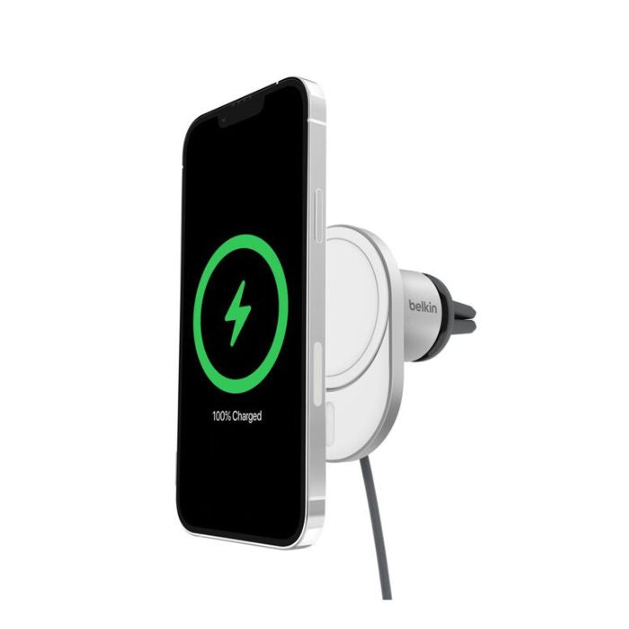 Belkin Boost Charge Pro Wireless Charging Car with Magnetic Qi2, 15Watts, With 20Watts, USB-C PD, Black