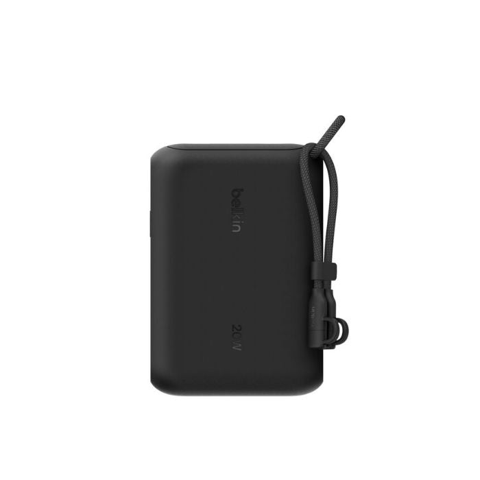 Belkin Boost Charge Power Bank, 20000Mah, Display, PD 20Watts with USB-C Cable, Black