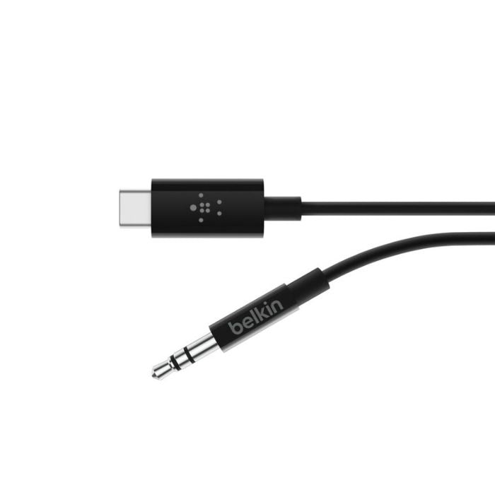 Belkin Rockstar Audio Cable With USB-C Connector 3.5 mm, 90Cm, Black