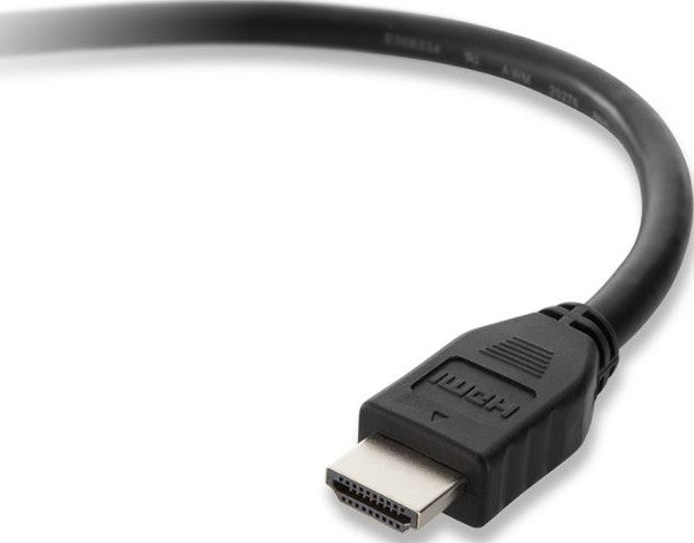 Belkin HDMI Standard Audio Video Cable, 4K/Ultra HD Compatible, Full HD (1080p), 5Mm, Black
