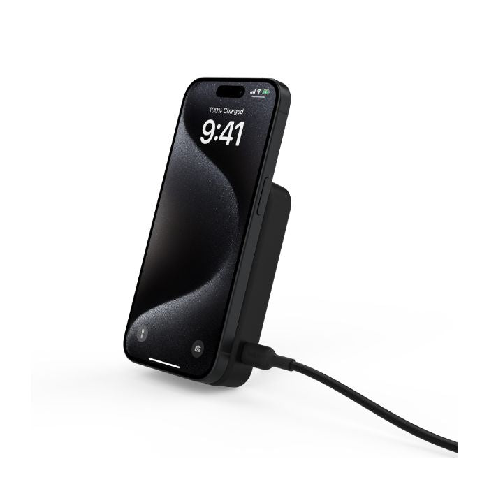 Belkin Boost Charge Qi2 Magnetic Wireless, Power Bank 10000Mah & Stand, 15Watts, Black