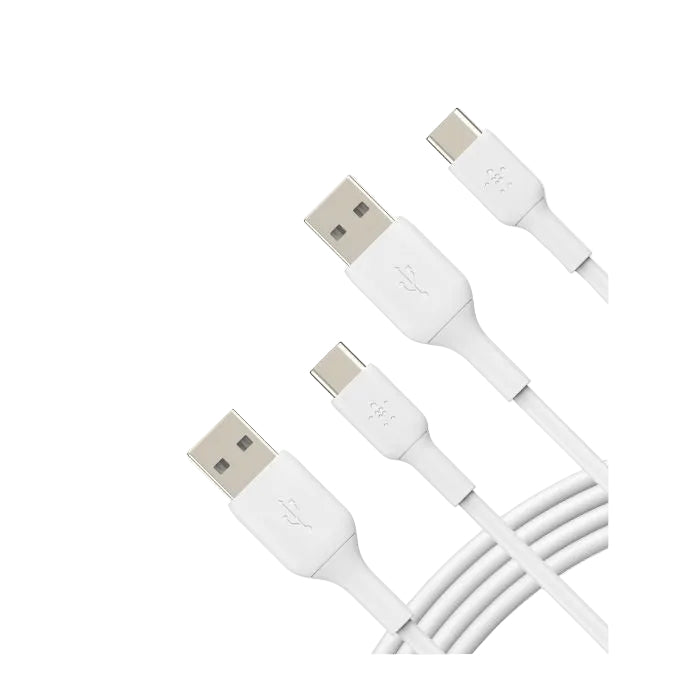 Belkin Boost Charge USB-C to USB-A, 1Mm, 2Pack, White