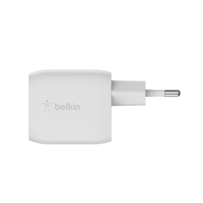 Belkin Boost Charge Pro Dual, USB-C PD GaN Fast Charger, 45Watts, White