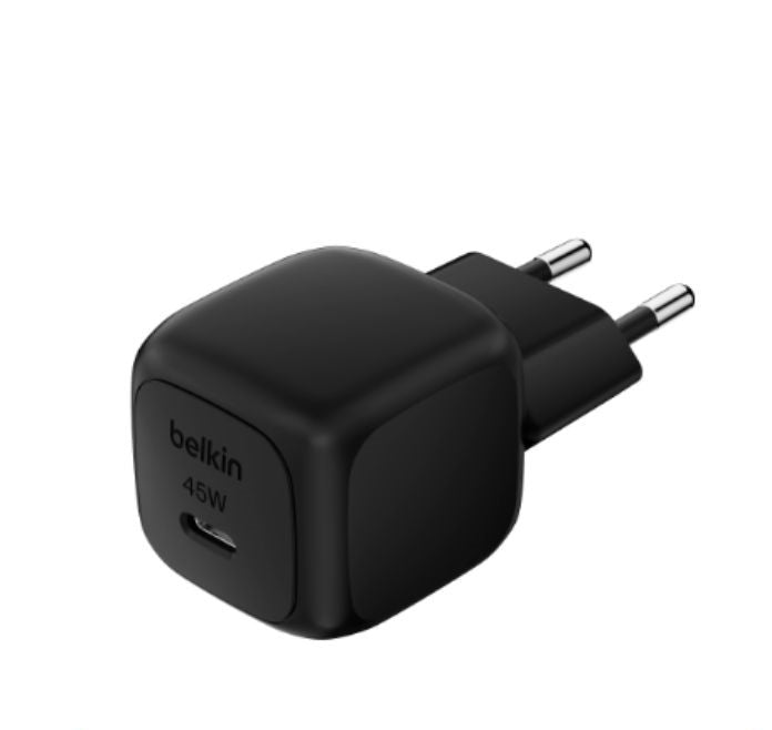 Belkin Cube Wall Charger PD, USB-C, 45Watts, Black