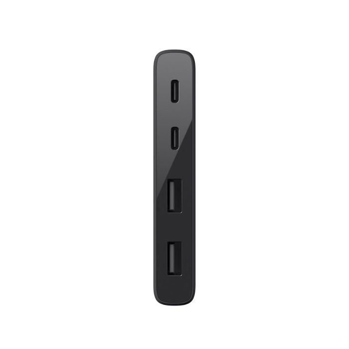 Belkin USB-C 4-Port Mini Hub, 5Gbps Data Transfer Speeds (shared), Black