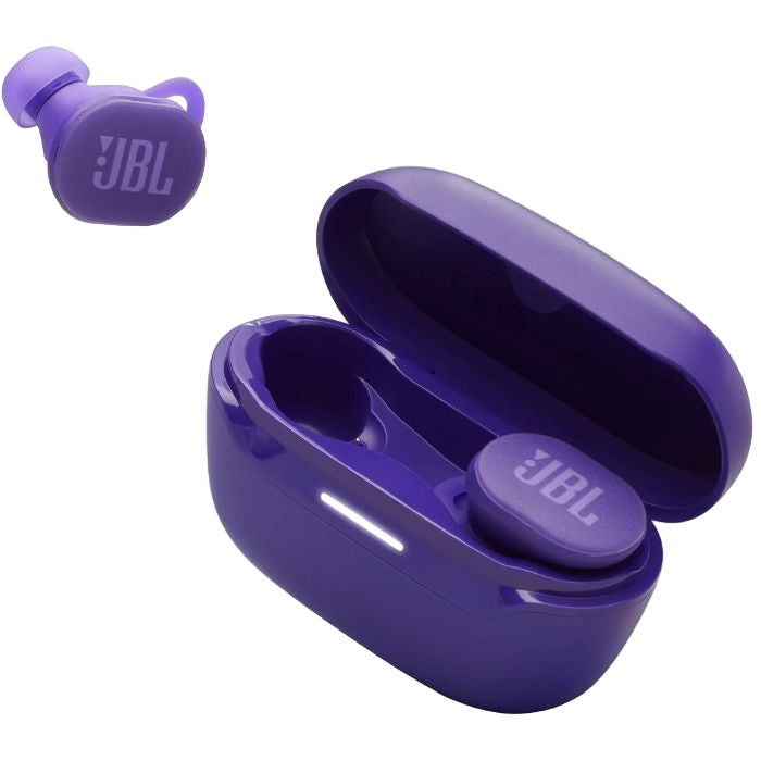 JBL Twist Lock Earbuds, Active Noise Cancelling, Purple