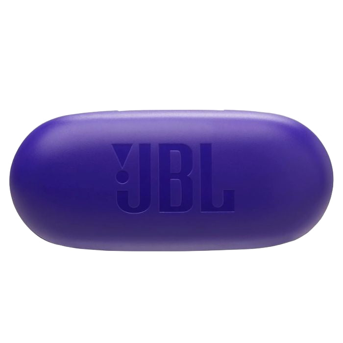 Purple JBL case on a white background