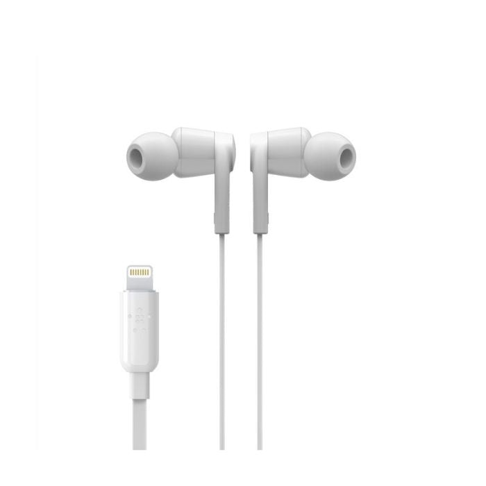 Belkin Sound Form Headphones with Lightning Connector, White