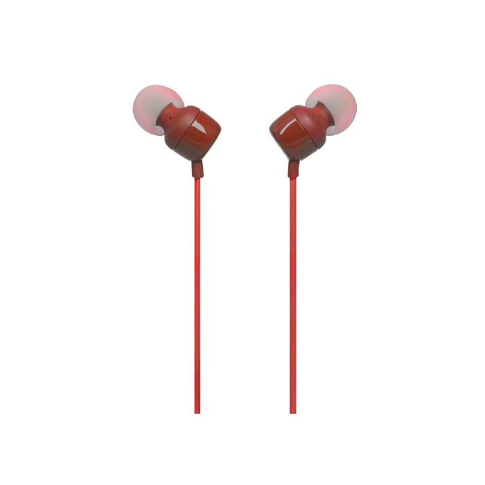 JBL Tune 110 Wired in Ear Headphones, Red