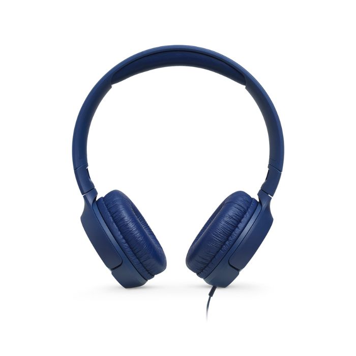 JBL Tune 500 Wired On-Ear Headphones, Blue