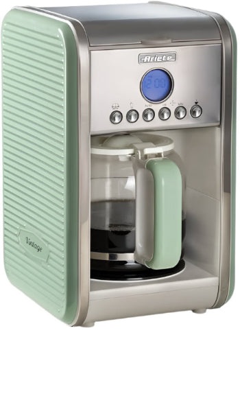 1342/04 / Ariete American Coffee maker Power 2000W,Green 1.25 ltr ,Capacity 4-12 cups,Digital timer, ARIETE / Green