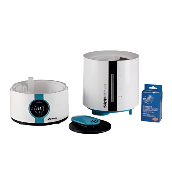 2836/Ariete Ultrasonic sanitizing humidifier, power 30W,water tank 5L, top filling,Led display touch HUMIDIFIER / white / 5L