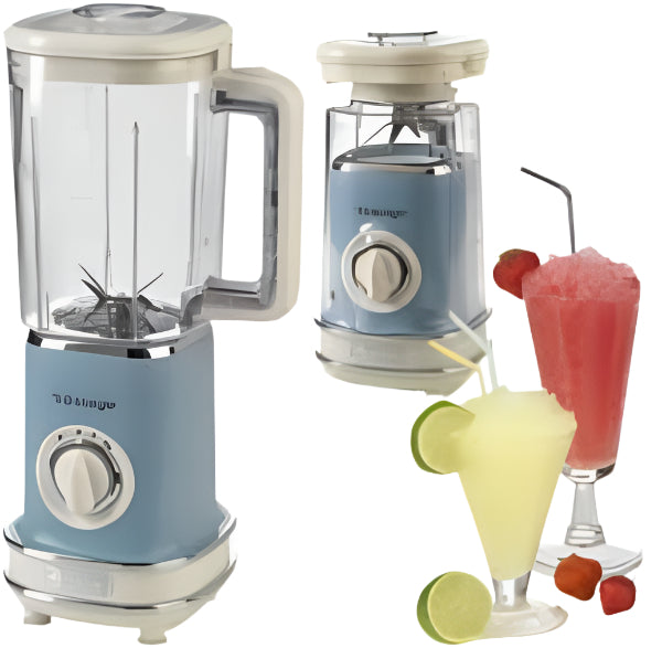 568/15/Ariete Blender 500W,1.5L,6stainless steel blades,2speeds + Pulse button,Plastic jar,Blue colo 600 / 1.5L / 3