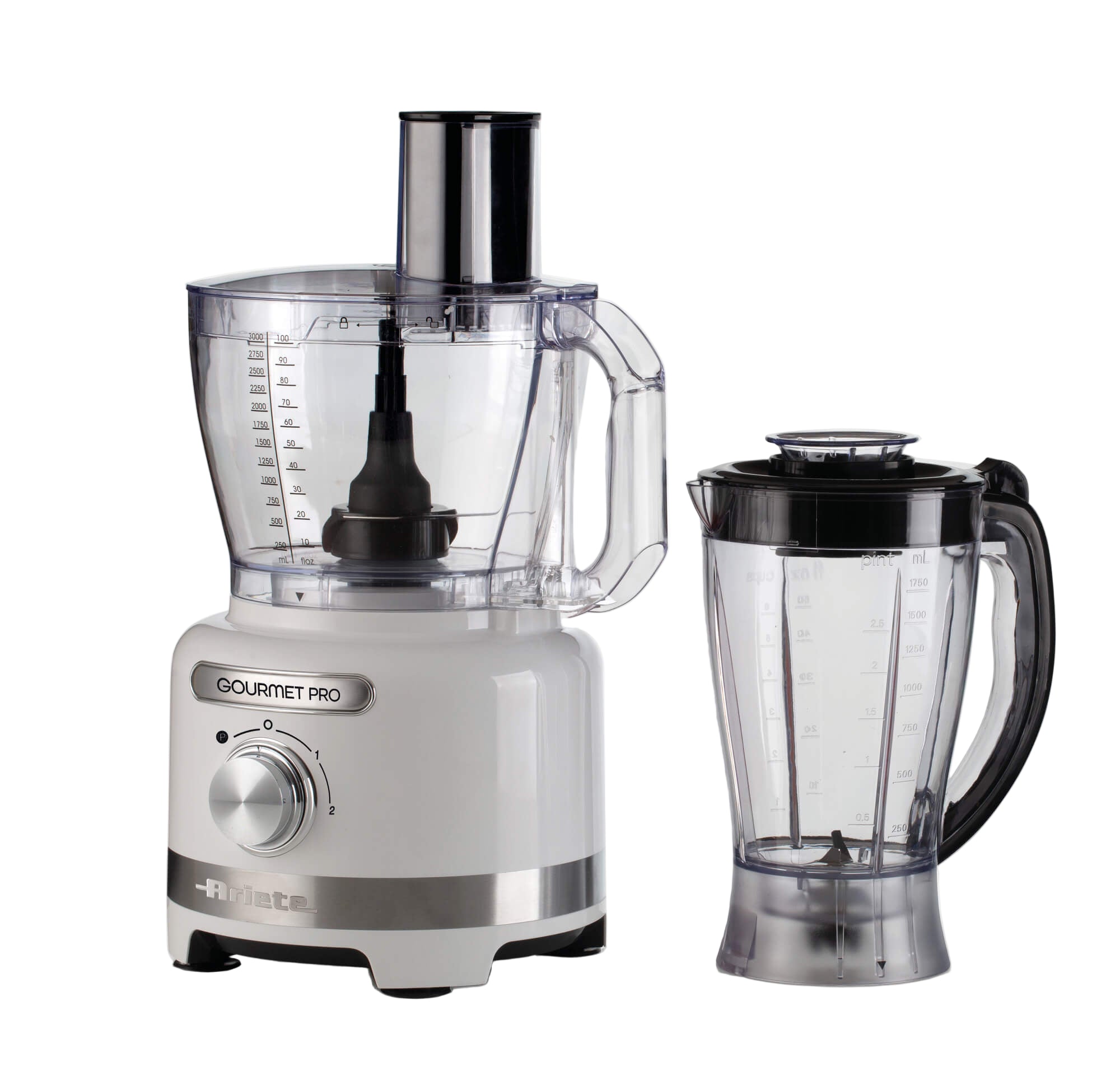Ariete Food Processor, 3Lit, 1000Watts, Stainless Steel