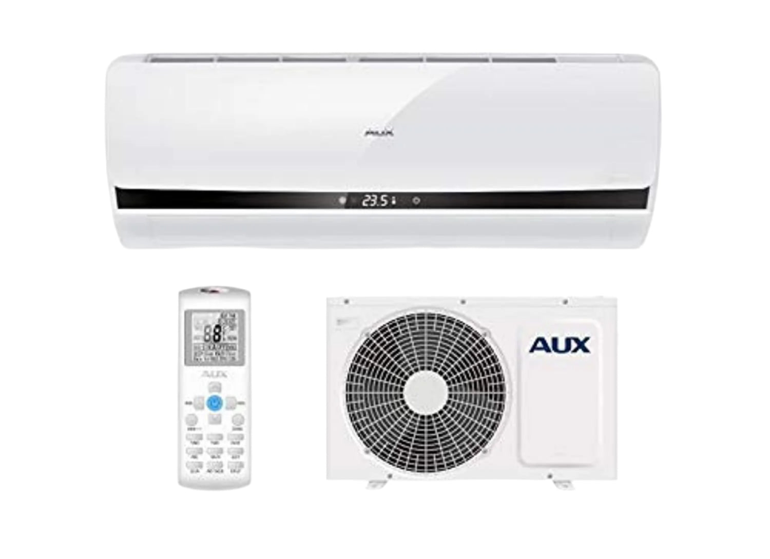 AUX Split Unit Air Condition, 2Ton, 24000BTU, White