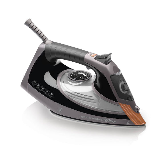 Arzum Iron Power Constant Steam Release 65Gr, 3000 Watts, Black