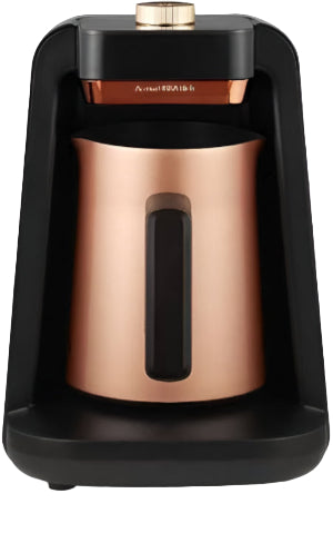 ماكينة صنع القهوة أرزوم، درجة الحرارة 80-200 درجة مئوية، 6 لتر، 1750 واط، أسود ونحاسي