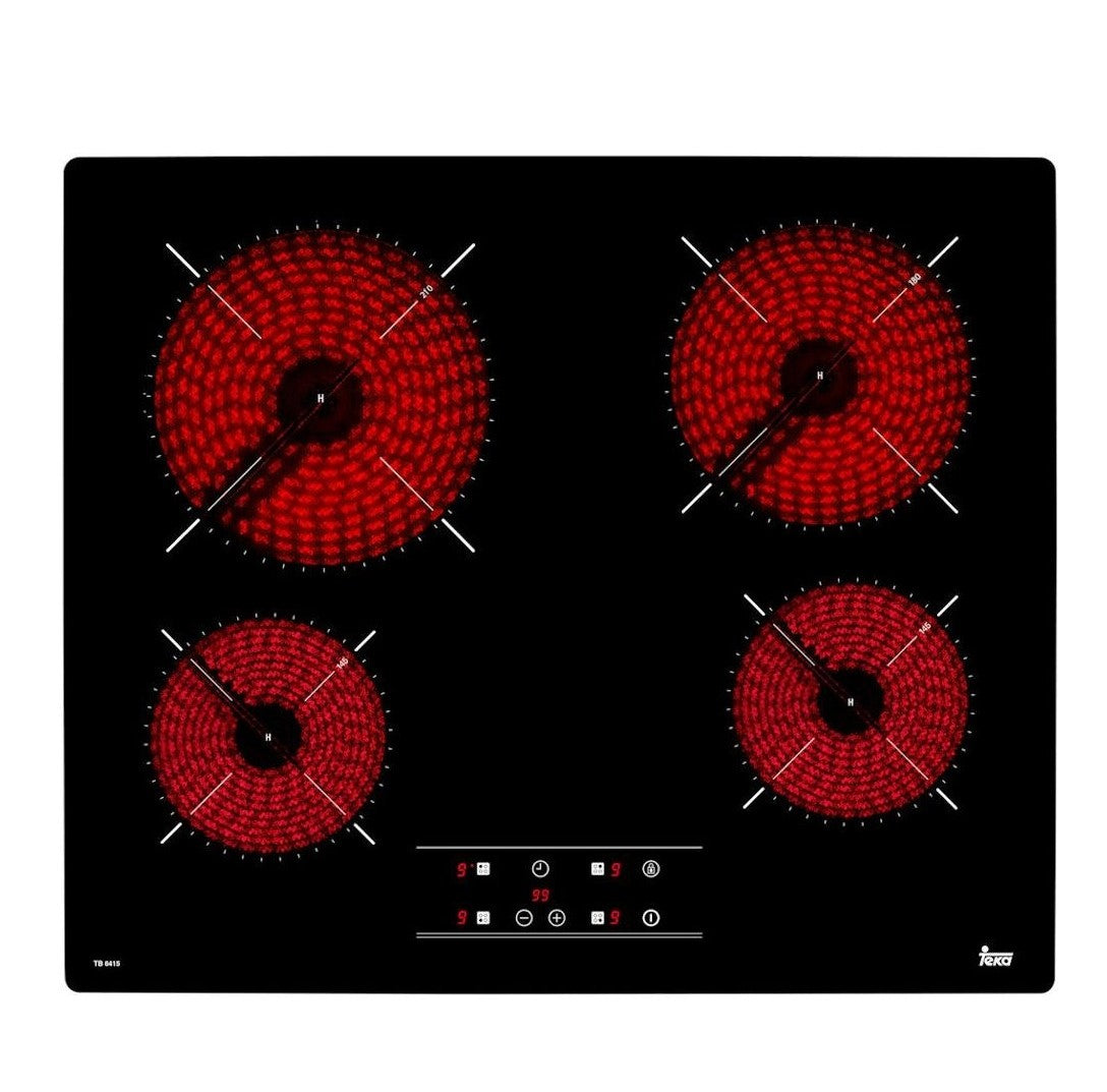 Teka Vitro Ceramic Built in Hob, 90Cm, Black