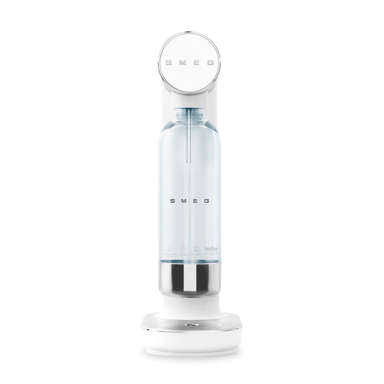 Smeg Soda Maker, Collezione Aesthetic, 1Lit, White Matt