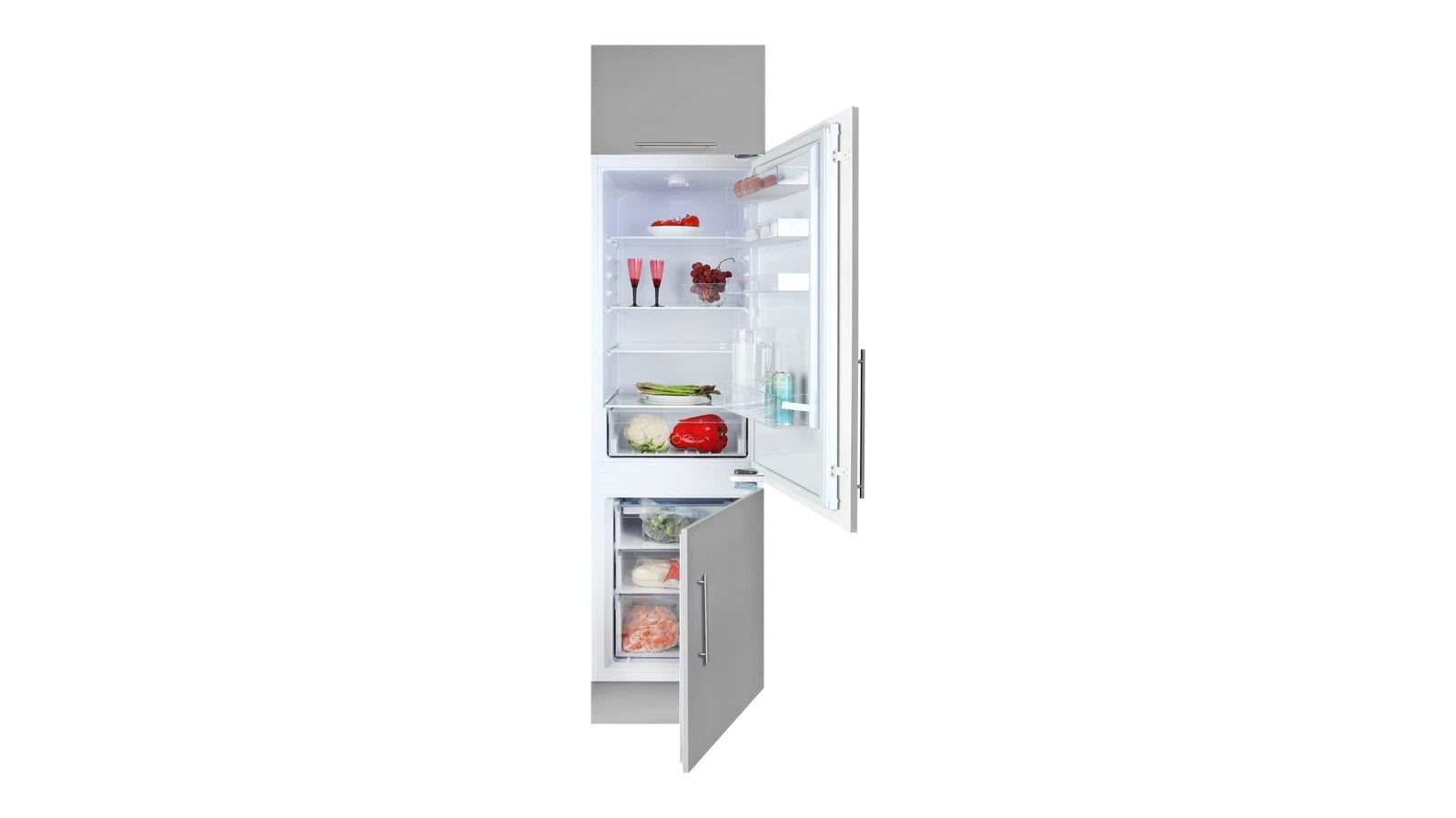 TEKA Built-in Combi Refrigerator, Bottom Freezer, 275 lit, No Frost Built-in, White