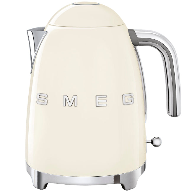 Smeg kettle Limescale filter, Fast Boiling, 1.7Lit, 3000Watts, Creem