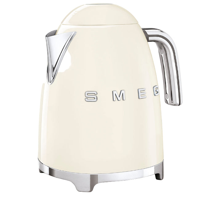 Smeg kettle Limescale filter, Fast Boiling, 1.7Lit, 3000Watts, Creem