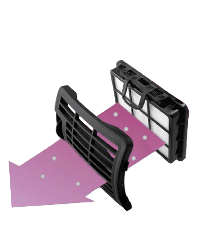 Trisa Canister Vacuum Cleaner, Comfort Clean, 700Watts, Pink