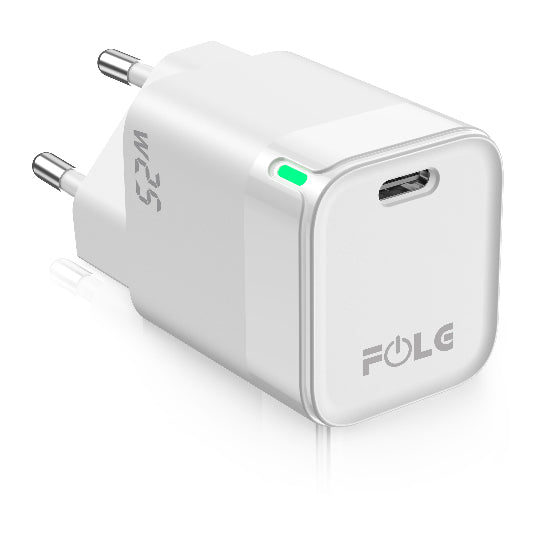 C43 / FOLG ADAPTER WHITE, charging 25 W ( Type-C Caple included )