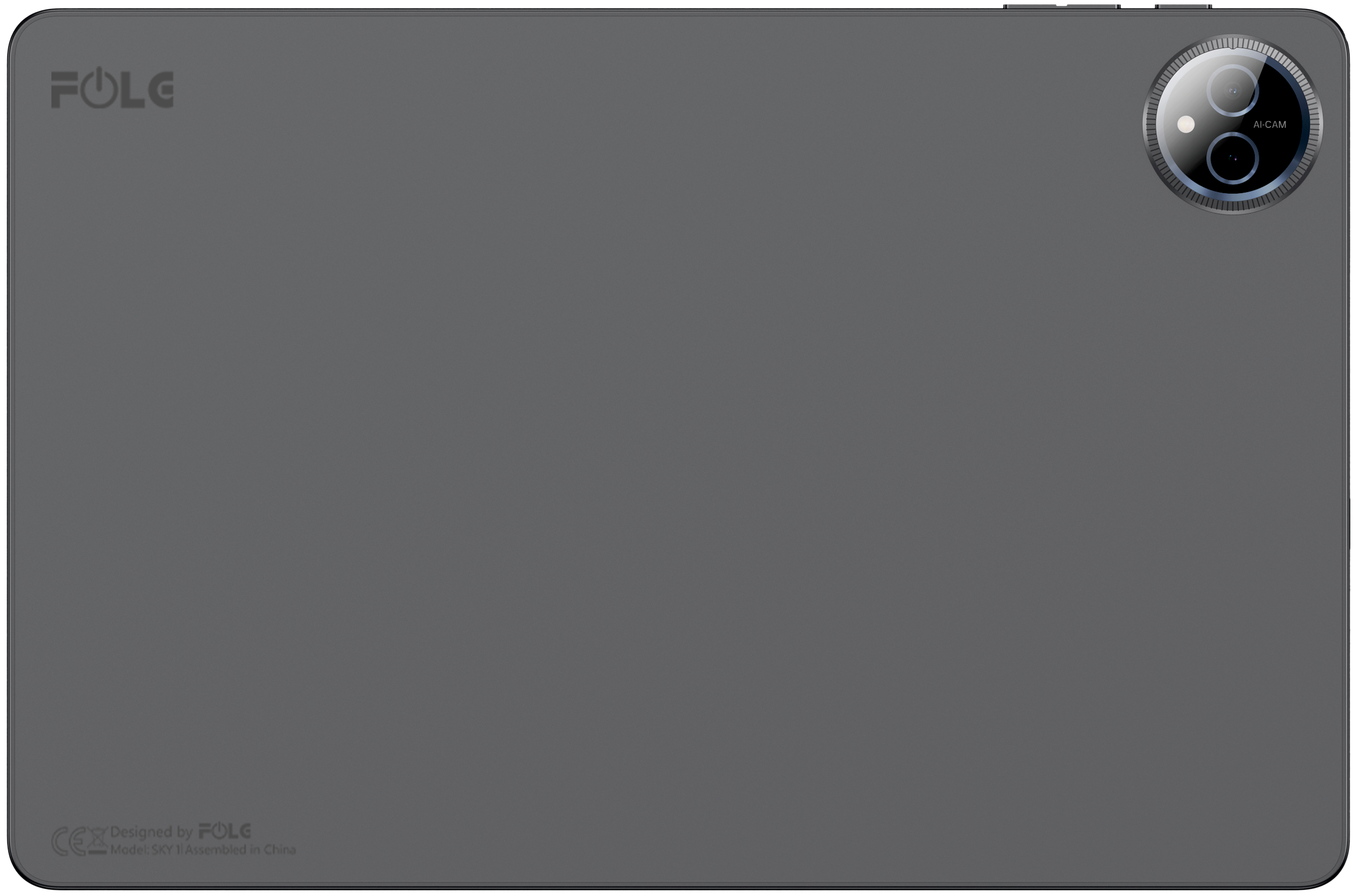 Flog Sky 1, 4+8GB & 128GB, Wifi, 10.1Inch, 6000Mah, Dark Grey