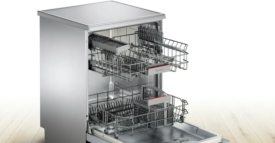 Bosch Free Stand Dishwasher A++, 3Spray, 6Program, Stainless Steel