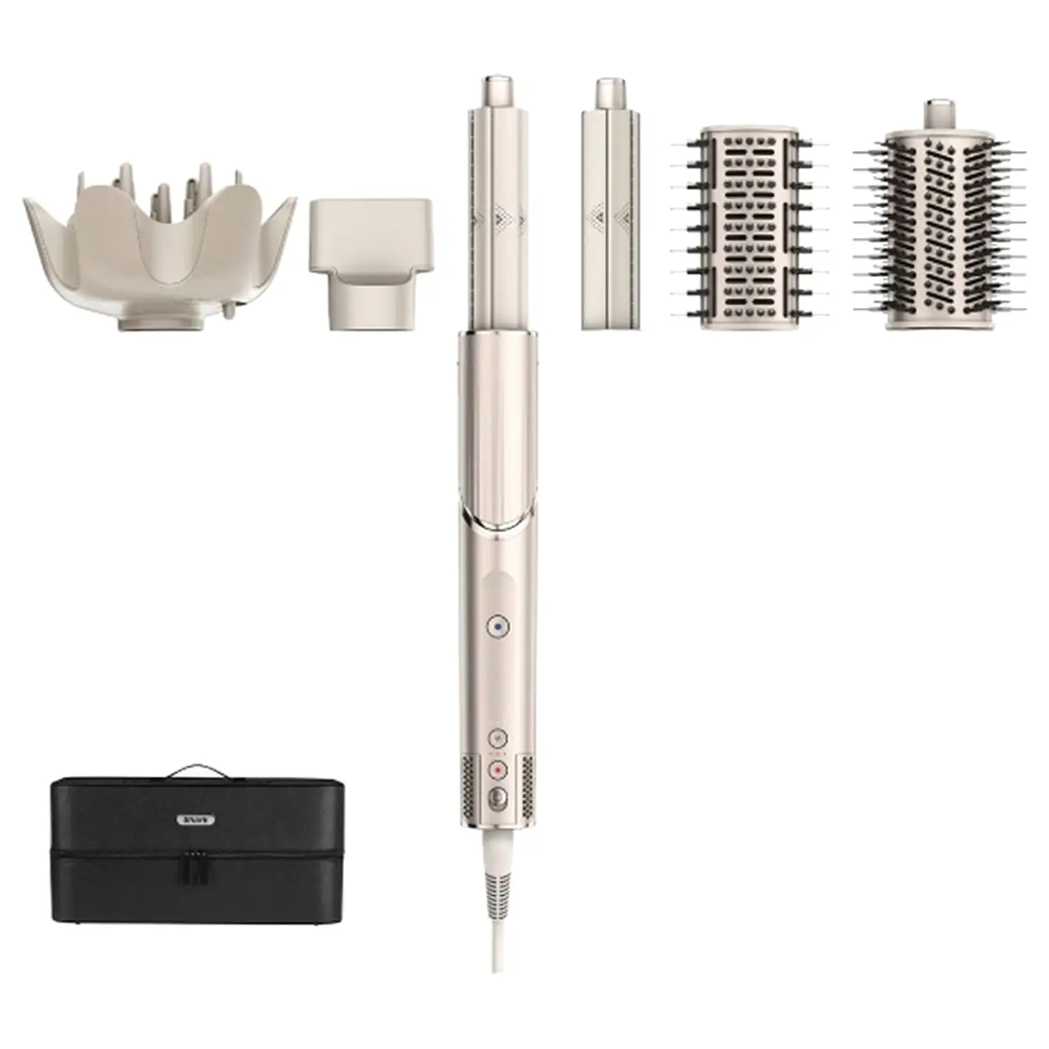 Shark Flex Style 5-in-1 Hair Dryer & Styler, Additional Attachments, 1400Watts, Silver